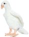 Hansa Pluche Duif - Levensechte Knuffelvogel - Wit - 20 cm