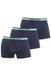 s.Oliver Boxershorts voor heren, 3 stuks, met gestreepte tailleband, 3 x marineblauw, 3XL