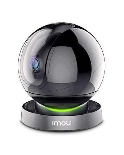 Imou bewakingscamera binnen wifi ip camera 360° beweging tracking & personendetectie nachtzicht 10m Alexa compatibel 4MP resolutie 2-weg audio 2.4GHz Rex 4MP