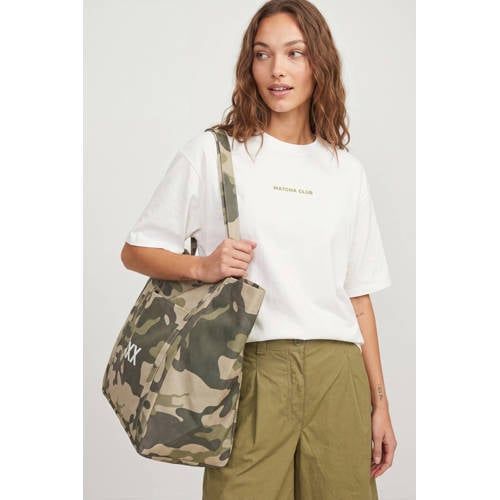 JJXX T-shirt met tekst - wit