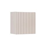 Petits-meubles Hangende badkamerkast, 30x30 cm, kasjmier mat, ribbelmotief, MDF