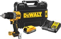 DeWALT DCD805E1T Compacte Accu Klop-/Schroefboormachine 18V XR 1.7Ah POWERSTACK | TSTAK