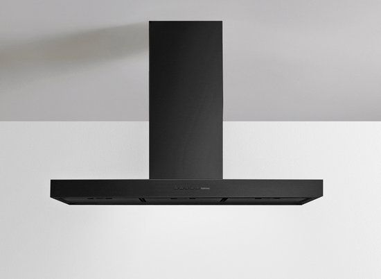 Falmec Mercurio Black - Muurmontage - Zwart - 600 m³/uur - LED