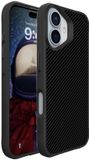 imoshion Rugged Hybrid Carbon Case voor de iPhone 16 Plus - Zwart
