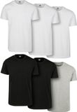 Urban Classics Basic 6Pack Heren T-shirt XL Multicolours