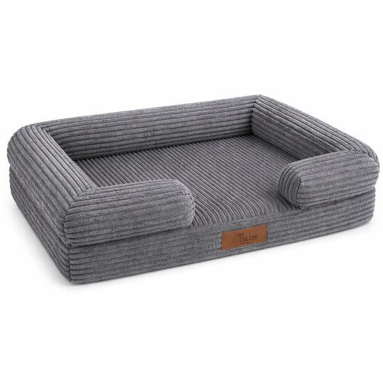 By Cee Cee Orthopedisch Hondenbed - Donkergrijs - 80x55cm - Jax