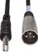 Hosa STX-110M - kabel - 3mtr - jack naar XLR - zwart