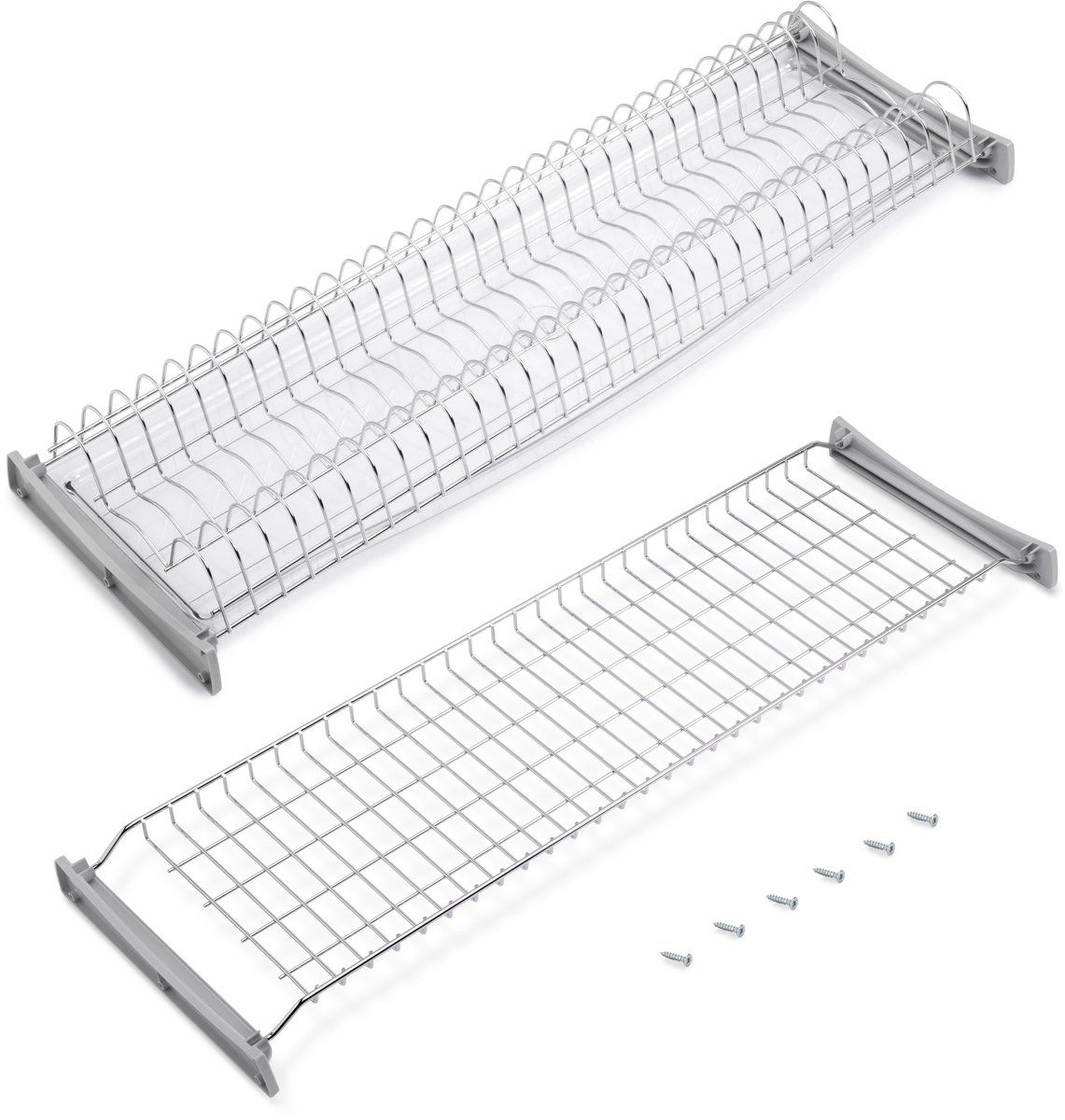 Emuca - Afdruiprek Suprastar voor hoge kasten, binnenruimte 760-770 mm, Staal, Verchroomd