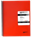 Grafoplas 39835251 spiraalbinding, 50 hoezen van polypropyleen, gestreept, A4, rood, Maxibans Blackline glas