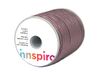 Lederen koord, metaal, roze, 2,0 mm, 100 m.
