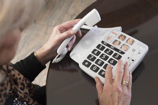 Swissvoice Xtra 1110 BNL - Seniorentelefoon met fototoetsen - Wit