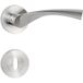Hermat TWIST béquille de porte en acier inoxydable, BB - Porte de chambre en acier inoxydable mat