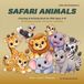 Safari Animals: Coloring & Activity Book for Kids Ages 4–8
