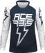 Acerbis J-Kid Blizzard Blauw Witte Kids Cross Jersey - Shirts