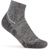 Buff Dryflx Quarter Hardloopsokken Unisex-lichtgrijs, Maat 36-38