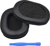 Vervangende MMOBIEL Oorkussens voor Sony MDR-7506 / MDR-V6 / MDR-V7 / MDR-CD900ST Hoofdtelefoon - Memory Foam en Protein PU Koptelefoon Oorkussen - Hoofdtelefoon Earpads – Zwart