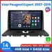 Awesafe 8-Core 4+64GB Autoradio - Geschikt Voor Peugeot Expert 2007 t/m 2016 - Draadloze Carplay Android Auto - Touchscreen - GPS Navigatie 4G WiFi - Bluetooth Radio