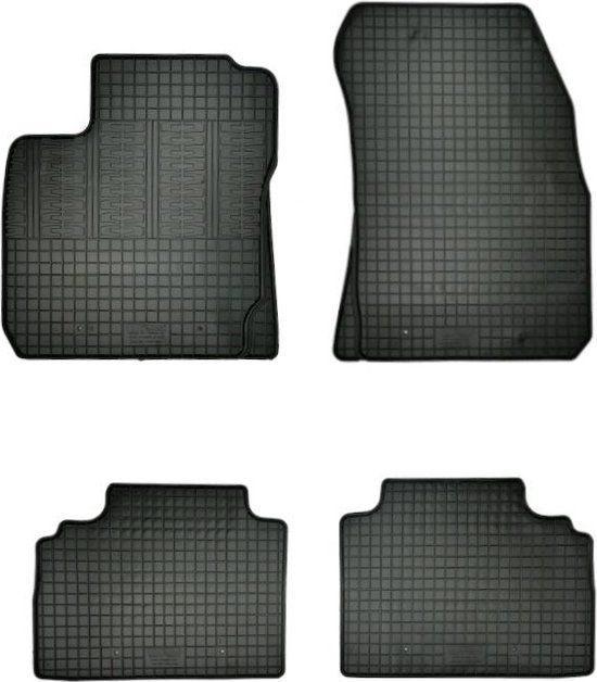 Rubber matten passend voor Ford Transit Courier 2-personen 2014-2019 (2-delig)