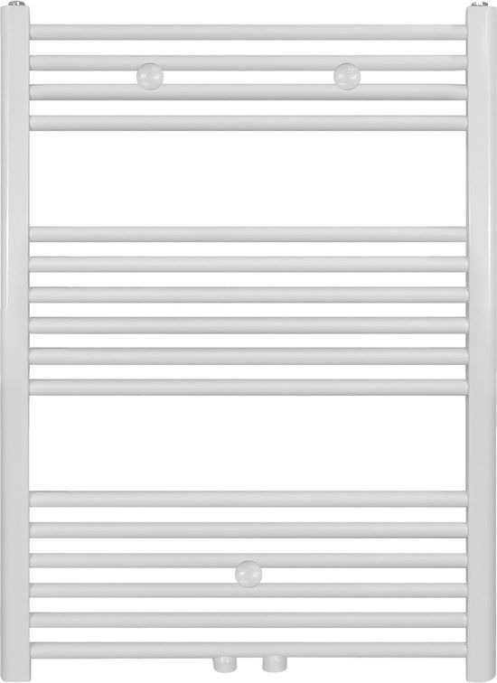 Boss & Wessing BELRAD Handdoekradiator Wit 1000x600mm - 496W - Rechthoekig
