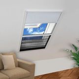 vidaXL Raamhor voor dakramen met zonnescherm plissé 160x80 cm