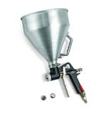 FIAC 1404 gipsspuitpistool met gipsen trechter van 4500 ml, spuitmonden van 4, 6 en 8 mm, max druk 8 bar