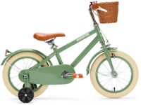 Generation Fietsen Generation Retro 14 inch Groen – Kinderfiets met Mandje
