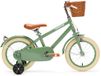 Generation Fietsen Generation Retro 14 inch Groen – Kinderfiets met Mandje