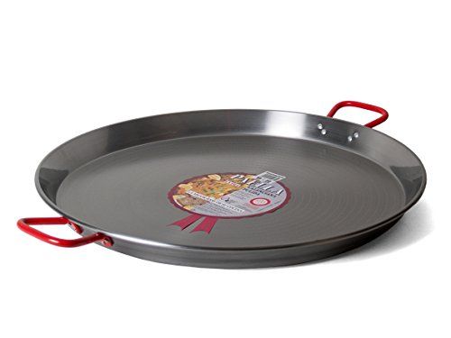 Paelleras EL CID 5020063 paellapan Valenciana, 60 cm, zwart