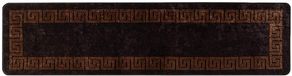 vidaXL - Tapis - Runner - MARSA - Zwart - 50 x 200 cm - Polyester en PVC