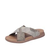 Rieker Slippers bruin Synthetisch - Maat 41