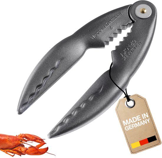 Westmark Lobster Cracker met Pincet Cracky Special Black Edition – Innovatieve kreeftentang voor kreeft, krab en zeevruchten – antraciet