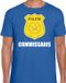 Bellatio Decorations Shoppartners Bv Commissaris politie embleem t-shirt blauw voor heren - politie - verkleedkleding / carnaval kostuum S