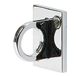 SECURIT Classic-wandhouder, chroom, metaal, 24 x 15 x 3 cm