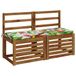 vidaXL - 2-delige - Bankkussens - SOEST - 2 - st - 100% - Polyester - Meerkleurig