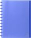 Exacompta 4x Showalbum met ringen en uitneembare tassen - harde PP - 30 tassen - 60 zichten - A4 - Blauw - 86352E