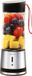 alpina Portable Blender 300ml - USB Oplaadbare Mini Smoothiemaker - Draagbare Smoothie Maker 125W - RVS Keukenmixer met 1 Snelheid - Zilver