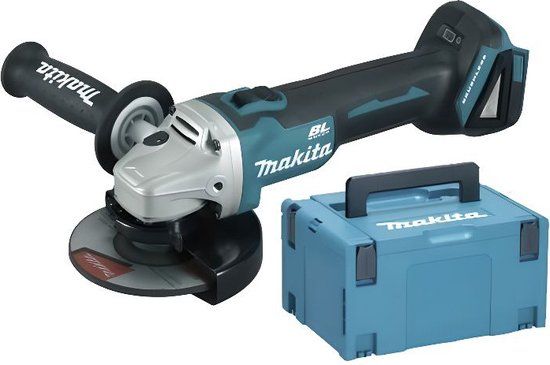 Makita DGA504ZJ Haakse slijper - 18V - 125 mm - Losse Body