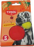 Tyrol Barrett Ball - Bal voor kleine honden, accessoires voor kleine en middelgrote honden, speelgoed voor mentale en fysieke ontwikkeling, zeer robuuste serie, 6,25 cm