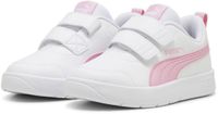 Puma Courtflex V3 V Sneakers Junior Wit - Roze