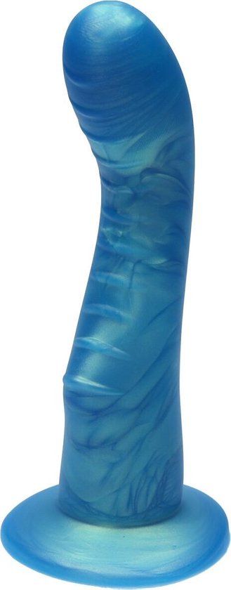 Ylva & Dite Kajsa Siliconen G-spot / Prostaat Dildo - Goud Blauw Metallic