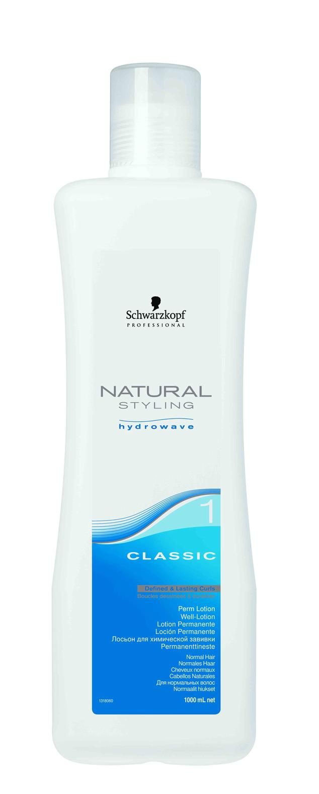 Schwarzkopf Natural Styling Hydrowave Classic 1 - 1000 ml - Permanentvloeistof - Haarverf