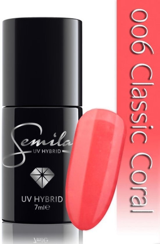 SEMILAC 006 UV Hybrid Classic Coral 7 ml