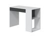 Bureau effet bois blanc, anthracite 101x50 cm