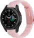 Strap-it Resin Smartwatch bandje - Geschikt voor Samsung Galaxy Watch 4 Classic - Roze
