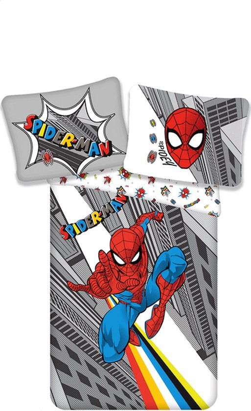 Spider-Man Dekbedovertrek Pop - 140 x 200 cm - Katoen