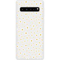 Samsung Bedrukt siliconen hoesje compatibel met Galaxy S10 5G Daisy