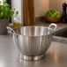 Acier inoxydable passoire, passoire de cuisine, passoire égouttoir, diamètre 23 cm, hauteur 16 cm