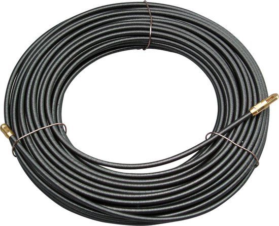 Kopp Trekveer staal spiraal 20m wit