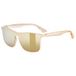 uvex heyday - Sportbril voor volwassene - sterke bescherming tegen zonnestraling - 100% UVA-, B-, C-bescherming - transparent gold/gold mirror - one size