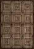 Safavieh Vloerkleed Valence Rechthoekig Klassiek Polyester Bruin 155 x 229 cm